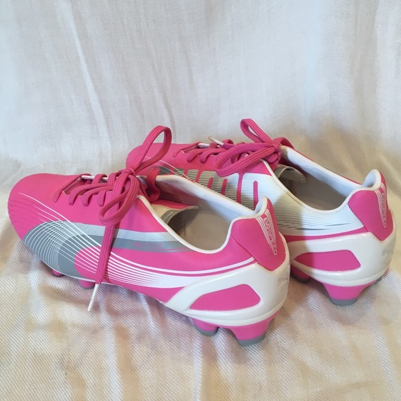 Pink Puma Evospeed Cleats - Picture 2 of 5